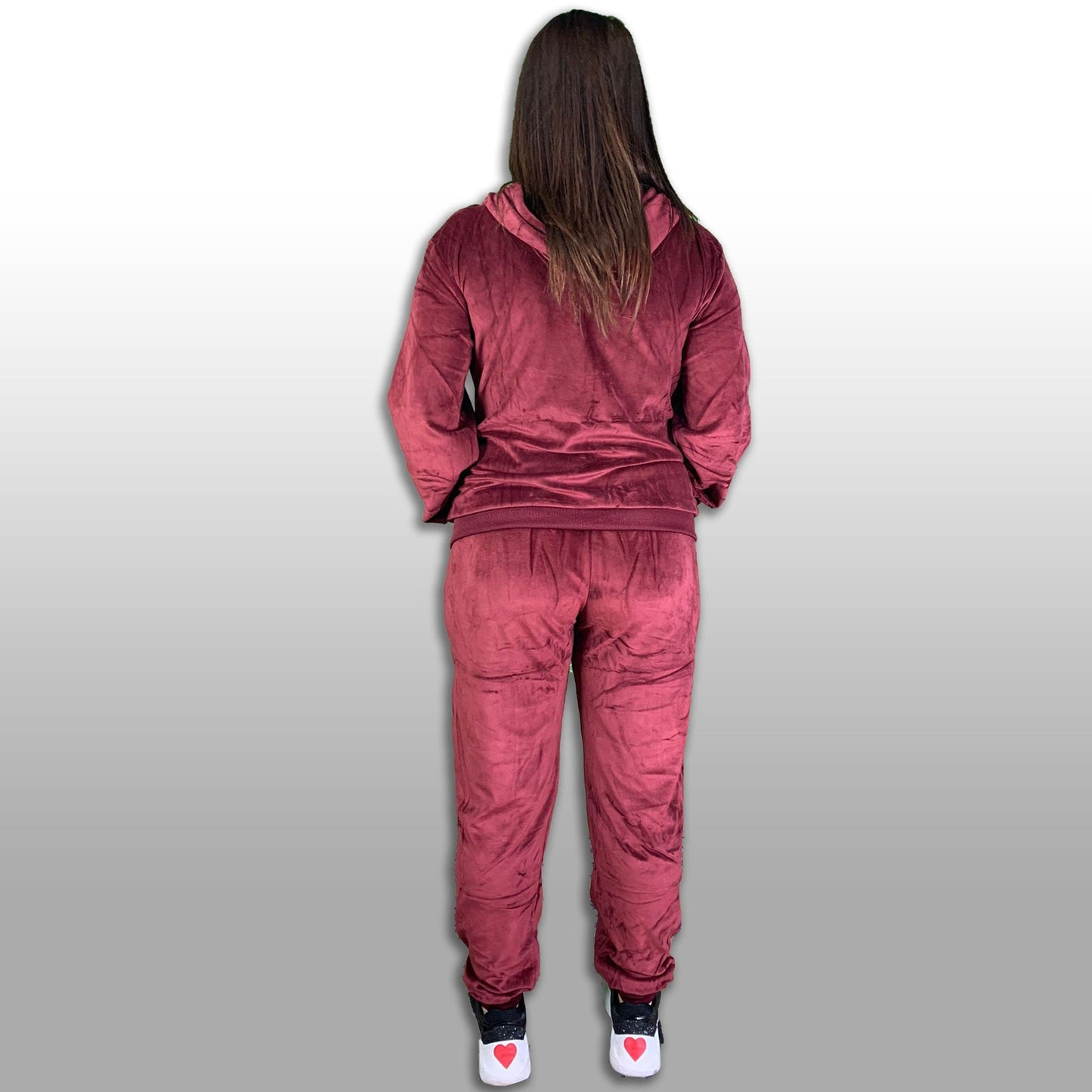 Trening de dama catifea • Marimi Mari • 2XL - 6XL