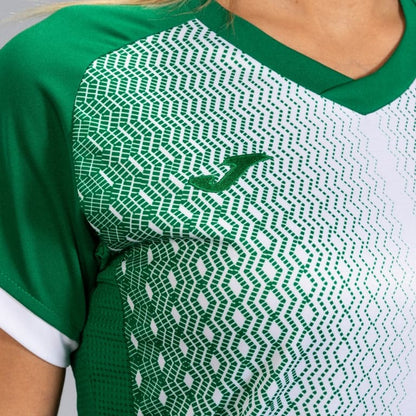 Tricou cu mânecă scurtă SUPERNOVA Verde-Alb