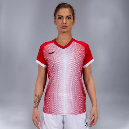 Tricou cu mânecă scurtă SUPERNOVA Roșu-Alb