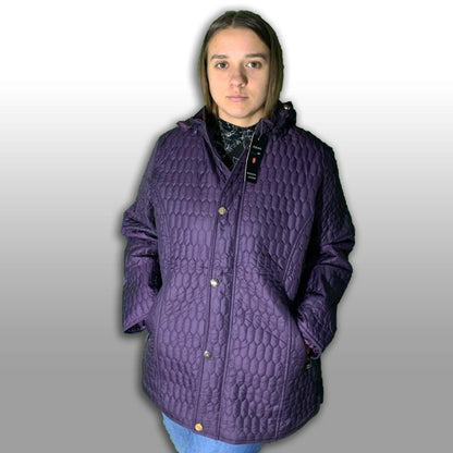 Jachetă de damă • Matlasata tip fagure • Mărimi Mari 4XL - 7XL • 2 culori